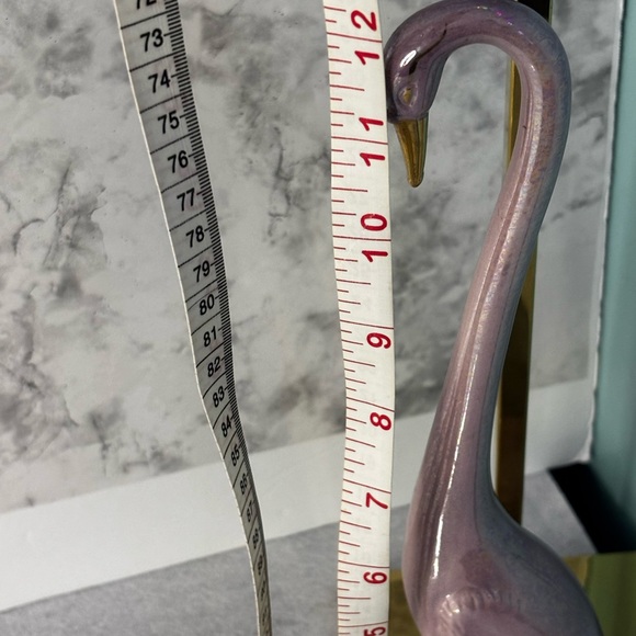 vintage ceramic swan or crane figurine - Picture 11 of 13